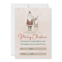 🎅Santa & Reindeer Merry Christmas