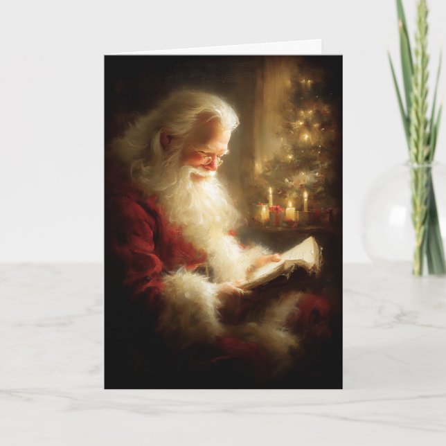 Cartes Pour Fêtes Annuelles Santa’s Christmas Eve (Devant)