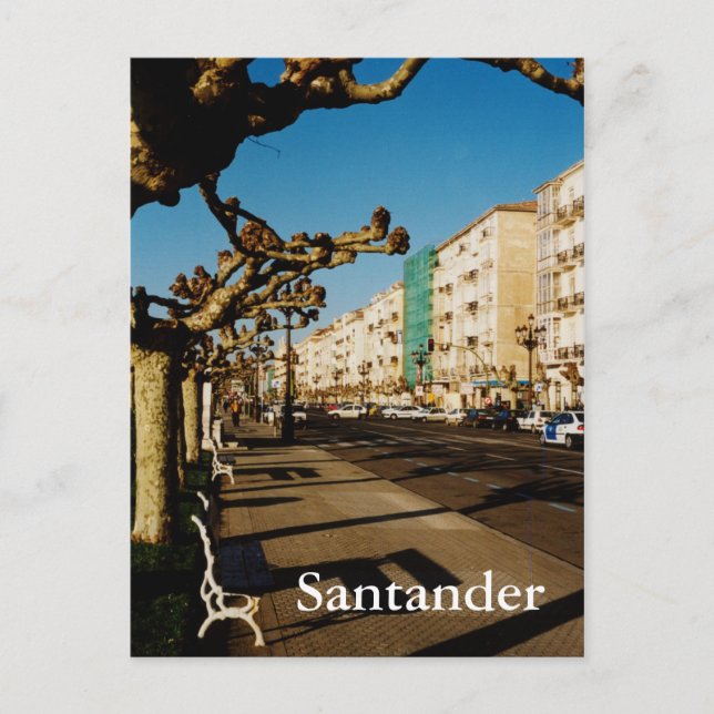 Cartes Pour Fêtes Annuelles Santander (Devant)