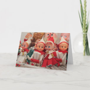 Cartes Pour Fêtes Annuelles Santa's Elves