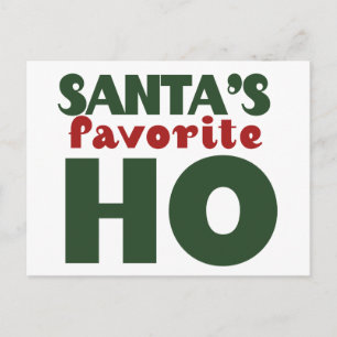Cartes Pour Fêtes Annuelles Santas Favori HO