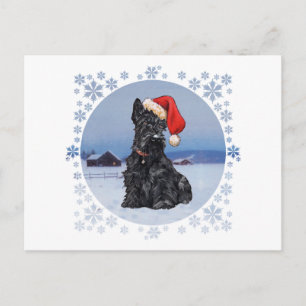 Cartes Pour Fêtes Annuelles Santa's Helper Scottish Terrier