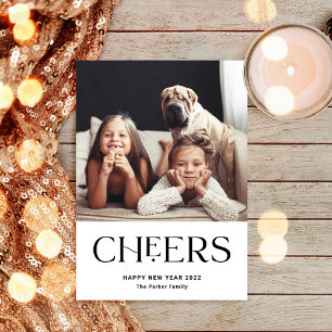 Cartes Pour Fêtes Annuelles Santé   Texte décoratif Joyeux Nouvel An Deux Phot