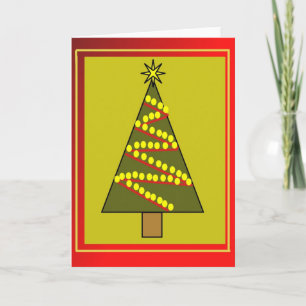 Cartes Pour Fêtes Annuelles Sapin de Noël