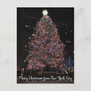Cartes Pour Fêtes Annuelles Sapin de Noël 2018 du centre Rockefeller à New Yor