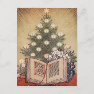 Cartes Pour Fêtes Annuelles Sapin de Noël & Bible