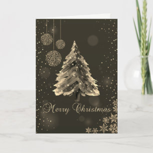 Cartes Pour Fêtes Annuelles Sapin de Noël,Boules,Flocons de neige  Fêtes de fi