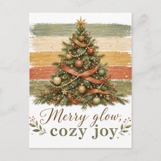 Cartes Pour Fêtes Annuelles Sapin de Noël vintage