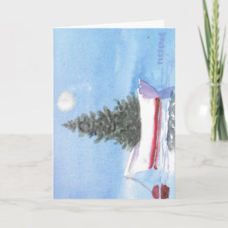 Cartes Pour Fêtes Annuelles Sapin de Noël White Dory dans le port 