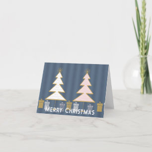 Cartes Pour Fêtes Annuelles Sapins de Noël élégants