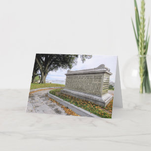 Cartes Pour Fêtes Annuelles Sarcophage de pèlerin sur Cole's Hill, Plymouth, M