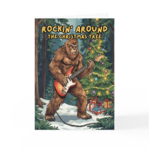 Sasquatch Rockin’ Around the Christmas Tree