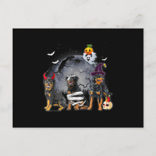 Cartes Pour Fêtes Annuelles Satan Witch Mummy Halloween Cost
