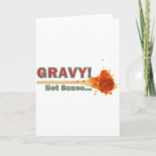 Cartes Pour Fêtes Annuelles sauce à sauce au jus pas