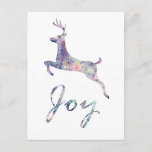 Cartes Pour Fêtes Annuelles Sauter Pour Joy Holiday Deer Art
