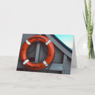 Cartes Pour Fêtes Annuelles sauveteur de traversier adirondack