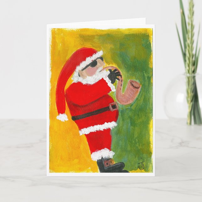 Cartes Pour Fêtes Annuelles Saxe Père Noël (Devant)