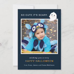 Cartes Pour Fêtes Annuelles Scary Cute Halloween