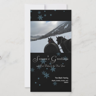 Cartes Pour Fêtes Annuelles scattered snowflaw 4 holiday photo