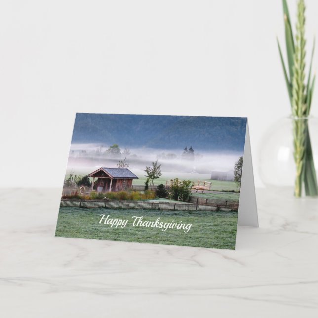 Cartes Pour Fêtes Annuelles Scène agricole 2 (Devant)