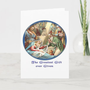 Cartes Pour Fêtes Annuelles Scène chrétienne