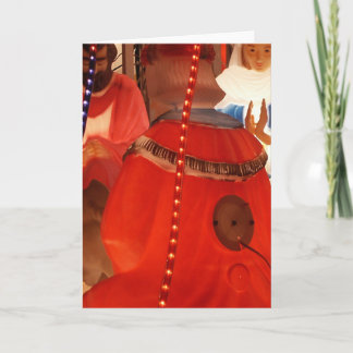 Cartes Pour Fêtes Annuelles Scène de nativité avec le sens de l'ironie
