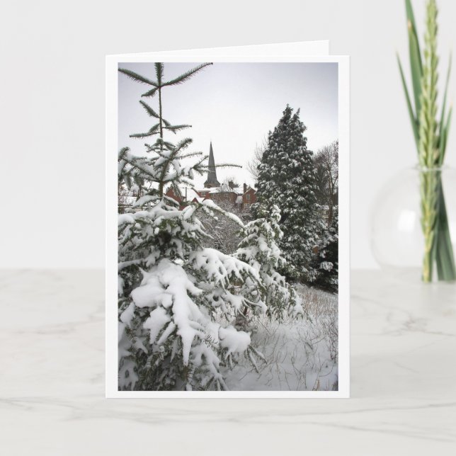 Cartes Pour Fêtes Annuelles Scène de Noël (Devant)