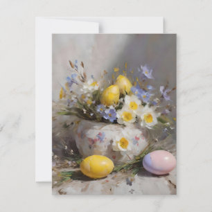 Cartes Pour Fêtes Annuelles Scène de Pâques H - Huiles