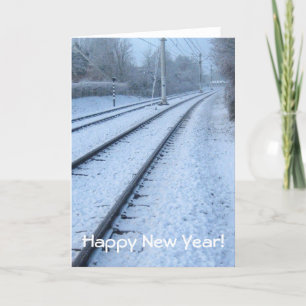 Cartes Pour Fêtes Annuelles Scène hivernale