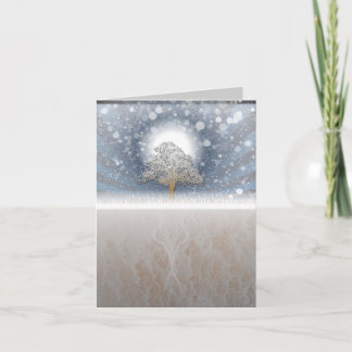 Cartes Pour Fêtes Annuelles scène hivernale