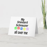 Schnauzer Standard Walks Design