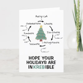 Cartes Pour Fêtes Annuelles Science Biologie Cycle Kreb's Cycle de Noël Enseig