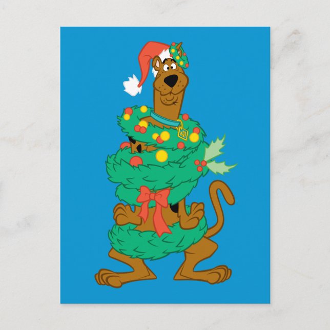 Cartes Pour Fêtes Annuelles Scooby de Noël (Devant)
