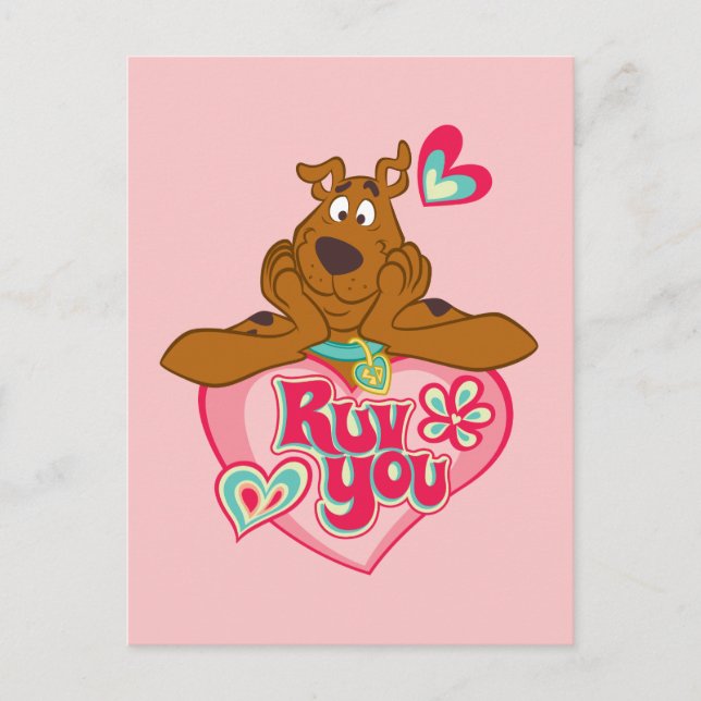 Cartes Pour Fêtes Annuelles Scooby-Doo - Ruv You (Devant)