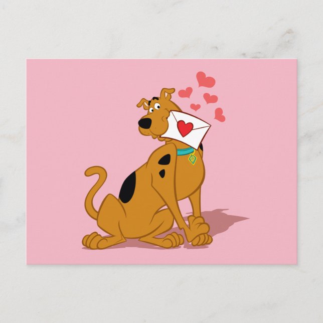 Cartes Pour Fêtes Annuelles Scooby-Doo - Tenue de l'enveloppe Valentine (Devant)