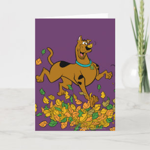 Cartes Pour Fêtes Annuelles Scooby Doo Thanksgiving Feuilles