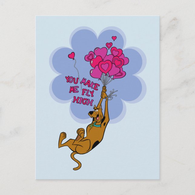 Cartes Pour Fêtes Annuelles Scooby-Doo - Vous Me Faites Voler Haut (Devant)