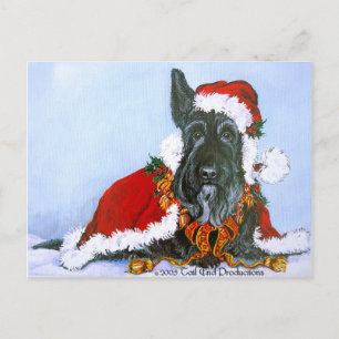 Cartes Pour Fêtes Annuelles Scottie Claus