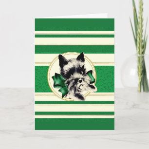 Cartes Pour Fêtes Annuelles Scottie Dog Merry