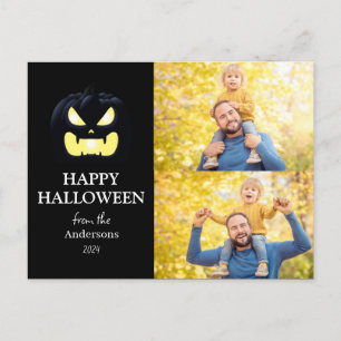 Cartes Pour Fêtes Annuelles Script Éffrayant moderne Halloween Photo