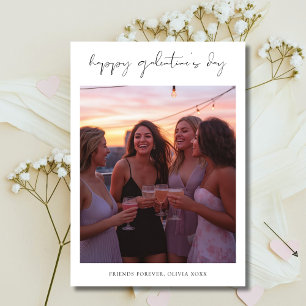 Cartes Pour Fêtes Annuelles Script Xoxo Girly Galentines photo de la journée