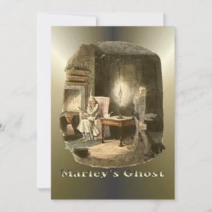 Cartes Pour Fêtes Annuelles Scrooge de Noël - Carol de Noël