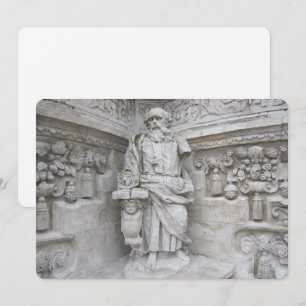 Cartes Pour Fêtes Annuelles Sculpture d'église