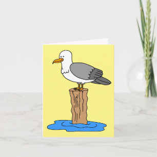 Cartes Pour Fêtes Annuelles Seagull Love You Funny Valentine's Day