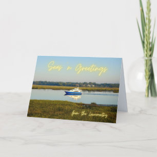 Cartes Pour Fêtes Annuelles Seas n Salutations de Lowcountry Hilton Head