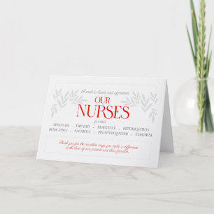 Cartes Pour Fêtes Annuelles Semaine des infirmières rendant hommage et appréci
