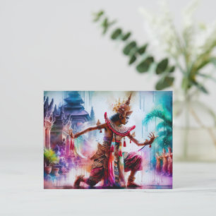 Cartes Pour Fêtes Annuelles Senja Tari : Danse au crépuscule à Bali