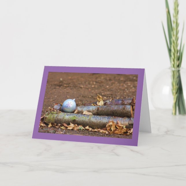 Cartes Pour Fêtes Annuelles Sensibilisation à la maladie d'Alzheimer (Devant)