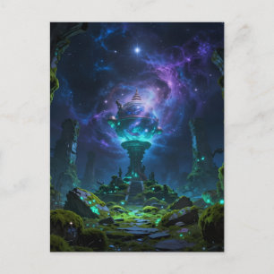 Cartes Pour Fêtes Annuelles Sentier stellaire - Voyage à travers l'univers