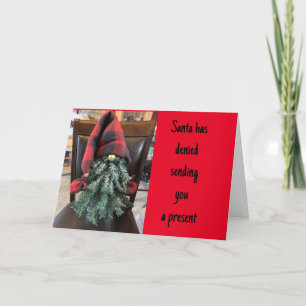 CARTES POUR FÊTES ANNUELLES **SENTIMENT PÈRE NOËL-MENTAL* W/ FAMILLE ET AMIS H